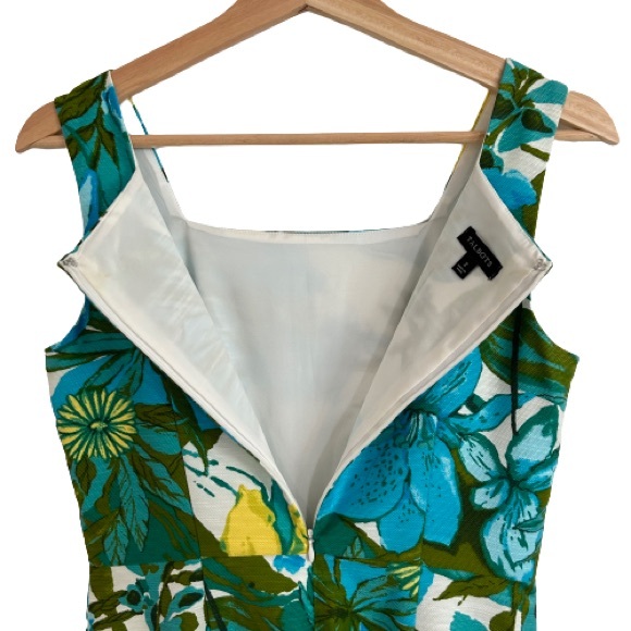 Talbots Sheath Silhouette Summer Floral Dress - Picture 5 of 8